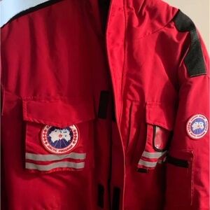 Canada Goose Red Military Field Jacket